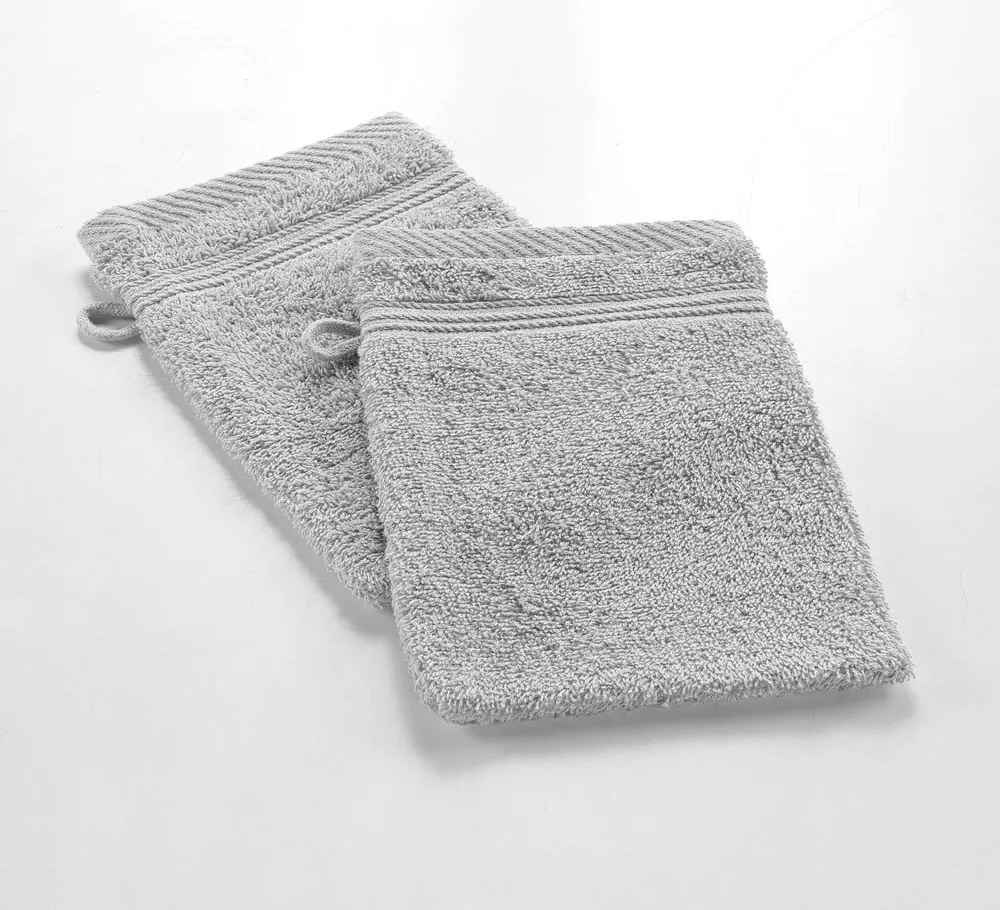 Светлосива памучна кърпа за миене 15x21 cm Tendresse – douceur d'intérieur