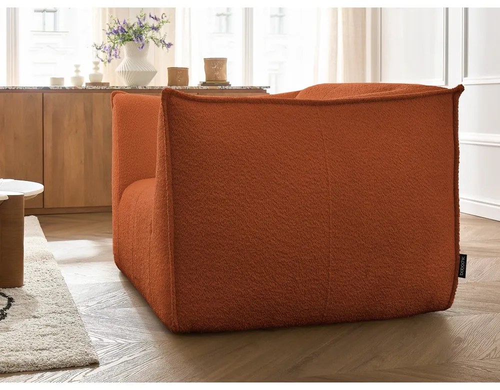 Оранжево кресло от прежда с примки от букле Giorgia – Bobochic Paris