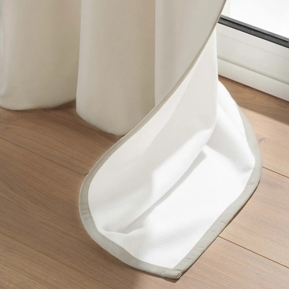 Бежово термо перде от микрофибър 135x260 cm Micropolar – douceur d'intérieur