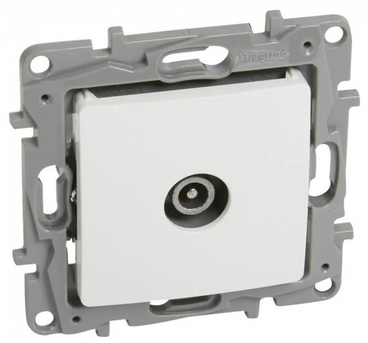 Legrand 764552  ТВ розетка преходна Niloe Бяло - 664553