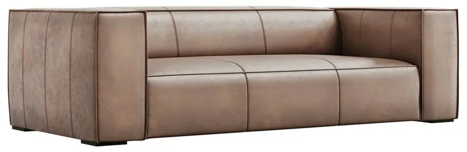 Светлокафяв кожен диван 227 см Madame - Windsor &amp; Co Sofas