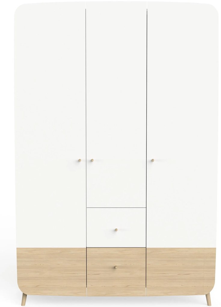 Гардероб Firma 3 врати-Leuko