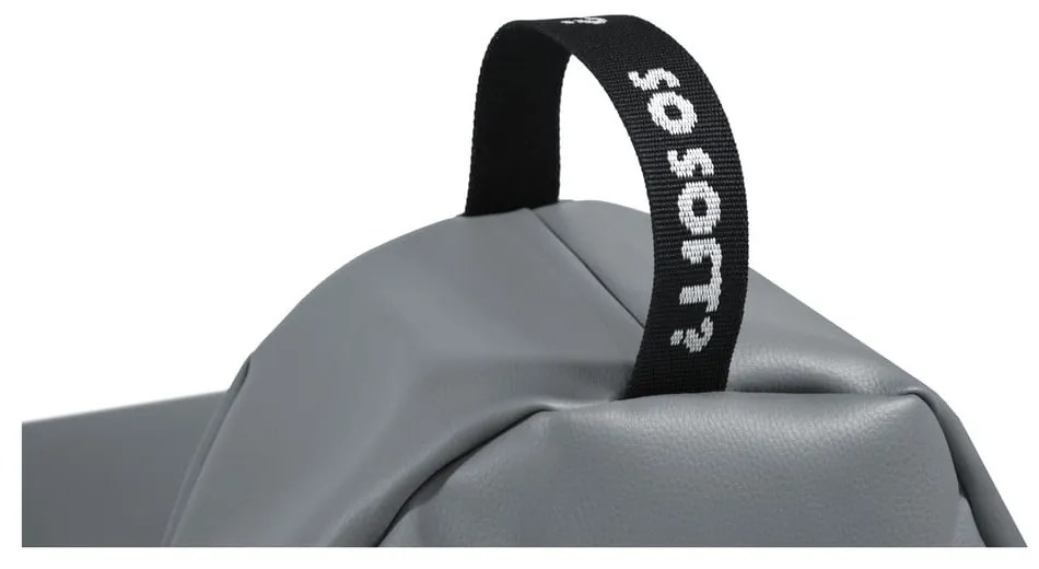 Бежов пуф от изкуствена кожа Chill XXL – So Soft?