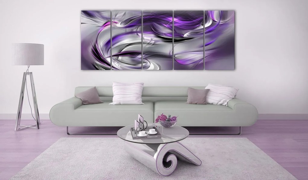 Печат върху платно - Purple Gale 225x90