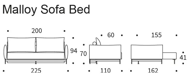Бежов разтегателен диван 230 cm Malloy wood - Innovation