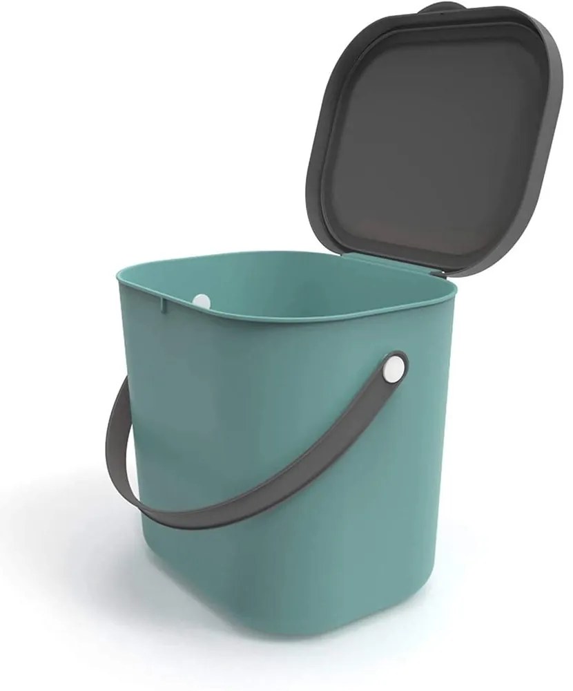 Зелен контейнер за компостируеми отпадъци 6 л Albula - Rotho