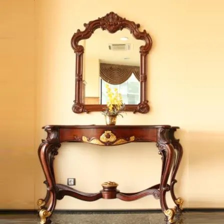 Конзолна маса с огледало 8086 в стил Рококо