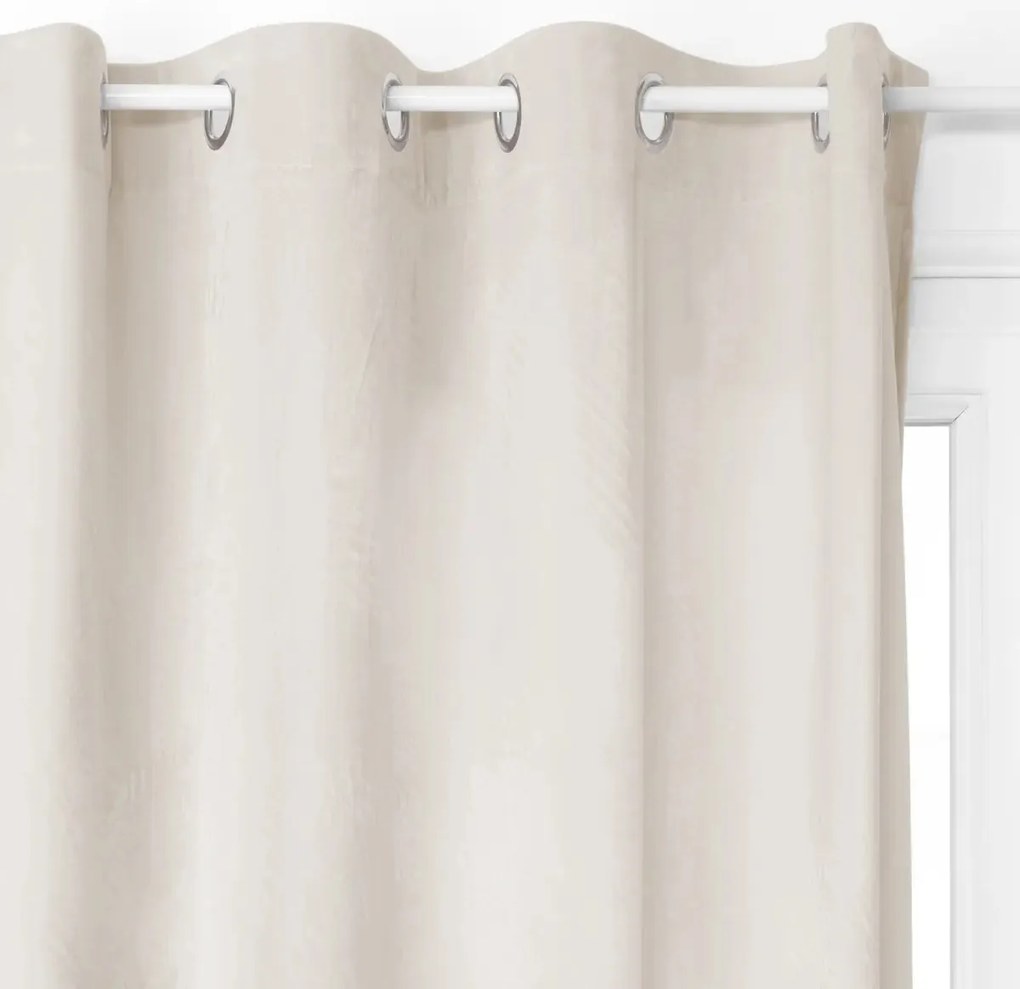 Блекаут завеса atmosphera, Кадифе, 140x260 cm - Слонова кост