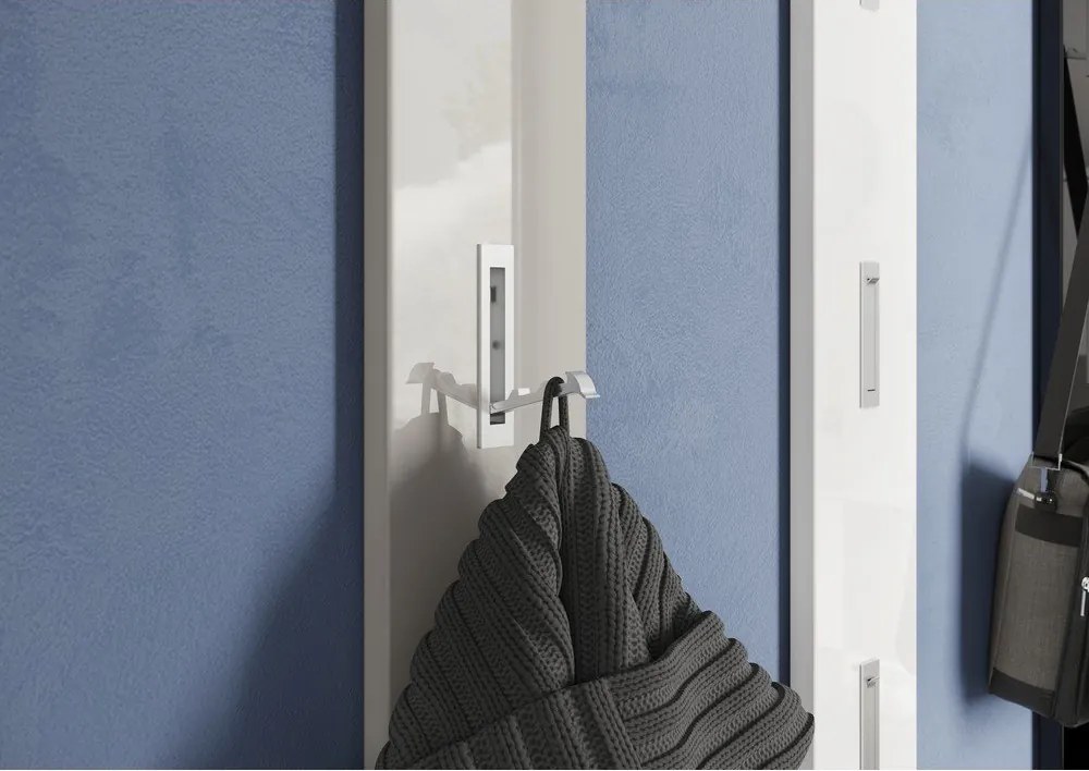 Кремава гланцова стенна закачалка 15 cm – Germania