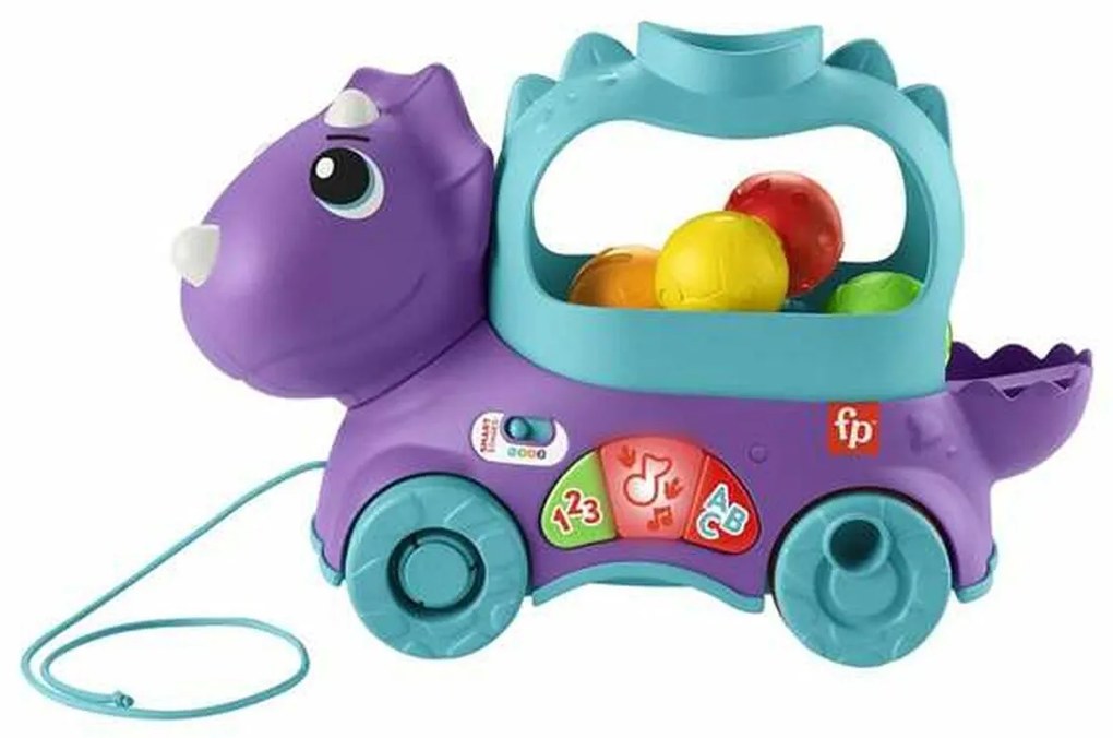 Динозавър за Дърпане Fisher Price Топки