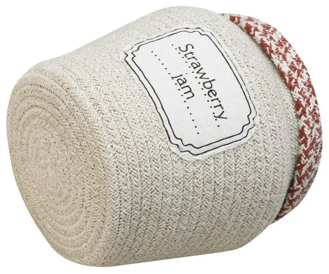 Кремава текстилна детска кошница за играчки ø 20x23 cm Jam Jar – Lorena Canals