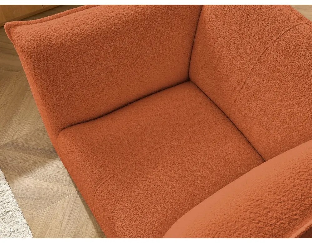 Оранжево кресло от прежда с примки от букле Giorgia – Bobochic Paris