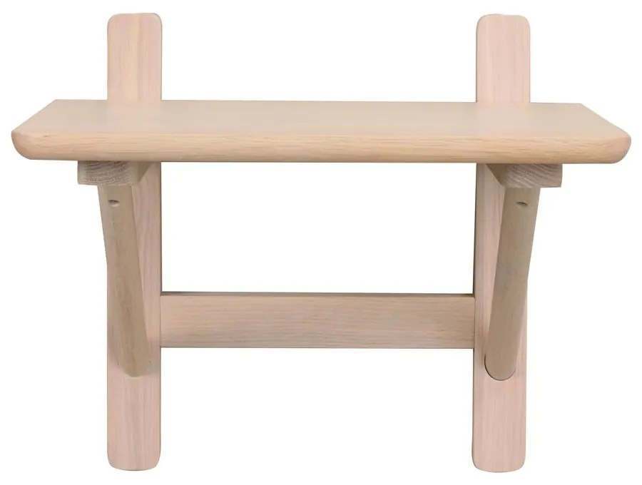 Нощно шкафче в дъбов декор с рафтове Camrose - Rowico