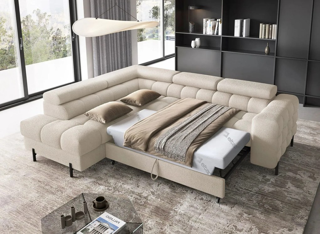 Ъглов диван Ferucce-Krem-Left