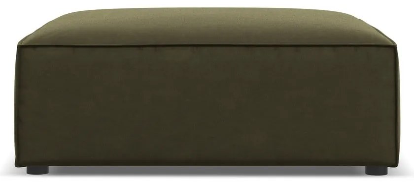 Зелена кадифена табуретка Jodie – Micadoni Home