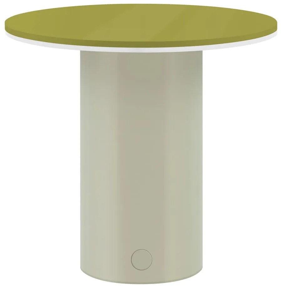 Зелена LED затъмняваща се настолна лампа (височина 18 cm) Fungo – Remember