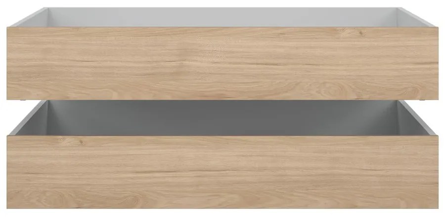 Чекмеджета за под леглото в комплект от 2 бр. в естествен цвят Naia – Tvilum