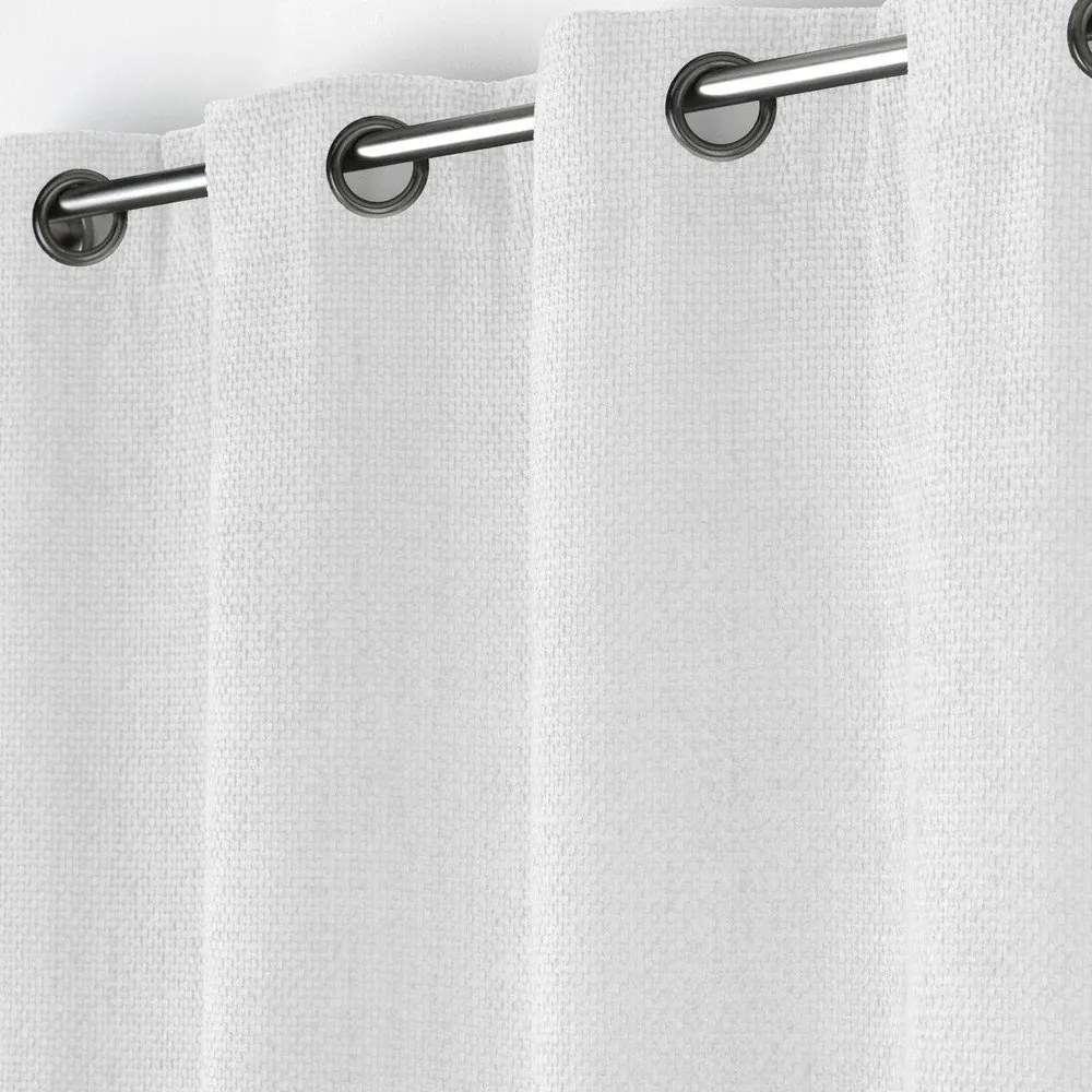 Бяло перде от шенил 140x260 cm Leo – douceur d'intérieur