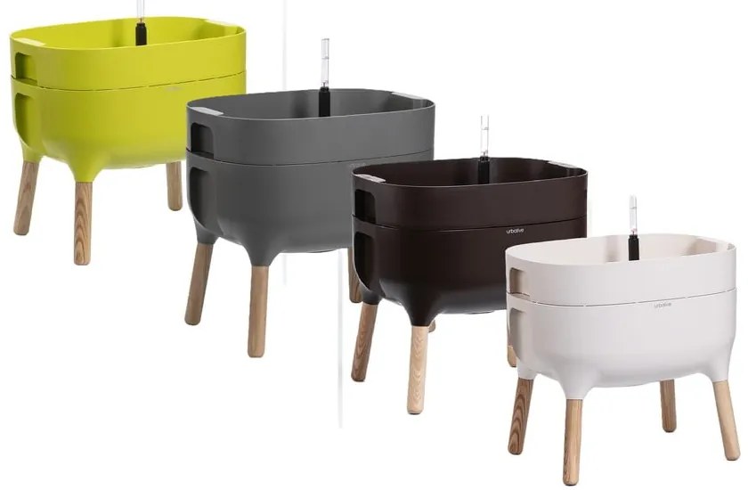 Пластмасов самонапояващ се съд за отглеждане на растения Urbalive – Plastia