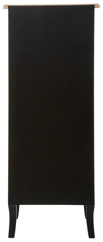 Скрин atmosphera Chrysa, 5 чекмеджета, MDF, 45x30x113 cm - Бял