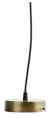 Висящо осветително тяло в златист цвят със стъклен абажур Pure – WOOOD