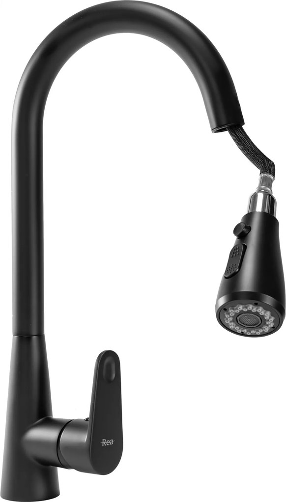 Смесител за кухня Rea Mild Black Matt
