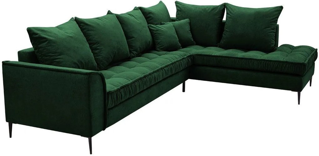 Ъглов диван Lena-Green-Right