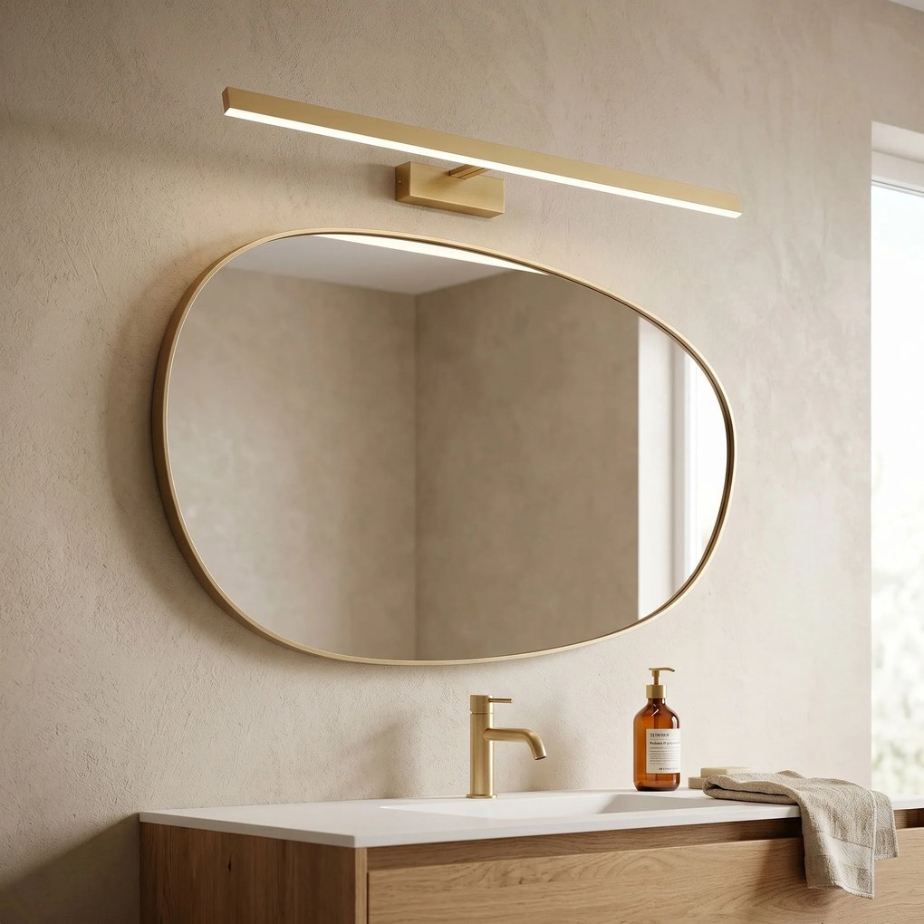 LED аплик за баня SWE009-1W 73cm BRUSH GOLD