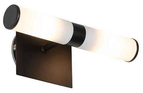 Модерна стенна лампа за баня черна IP44 2-светлина - Bath