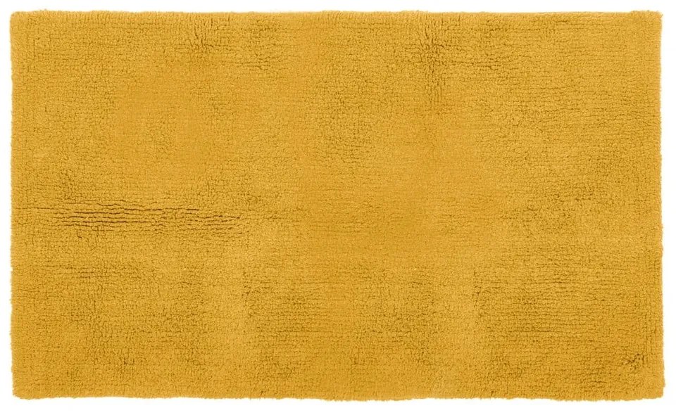 Жълта изтривалка за баня в цвят охра 100x60 cm Riva - Tiseco Home Studio