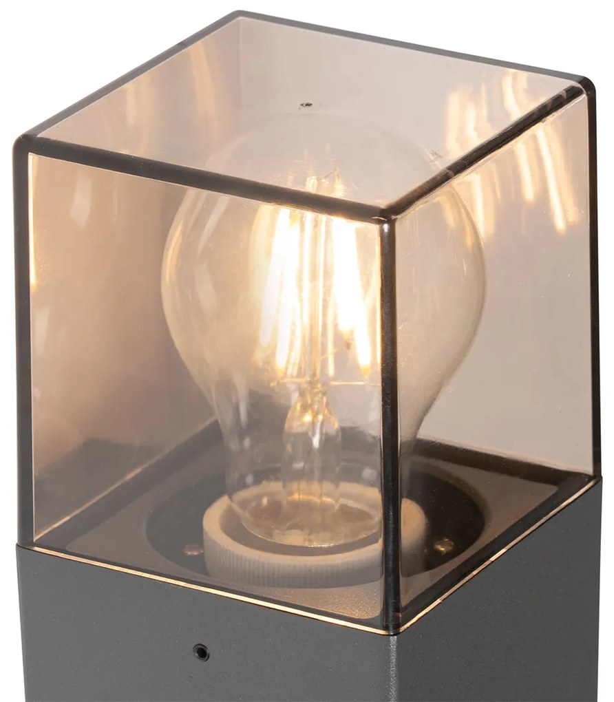 Външна стенна лампа тъмно сива с датчик за движение IP44 - Denmark