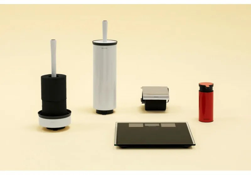 Четка за тоалетна Brabantia Profile 90300316, 43 см, Изцяло покрита четка, Възможност за стенен монтаж, Бял