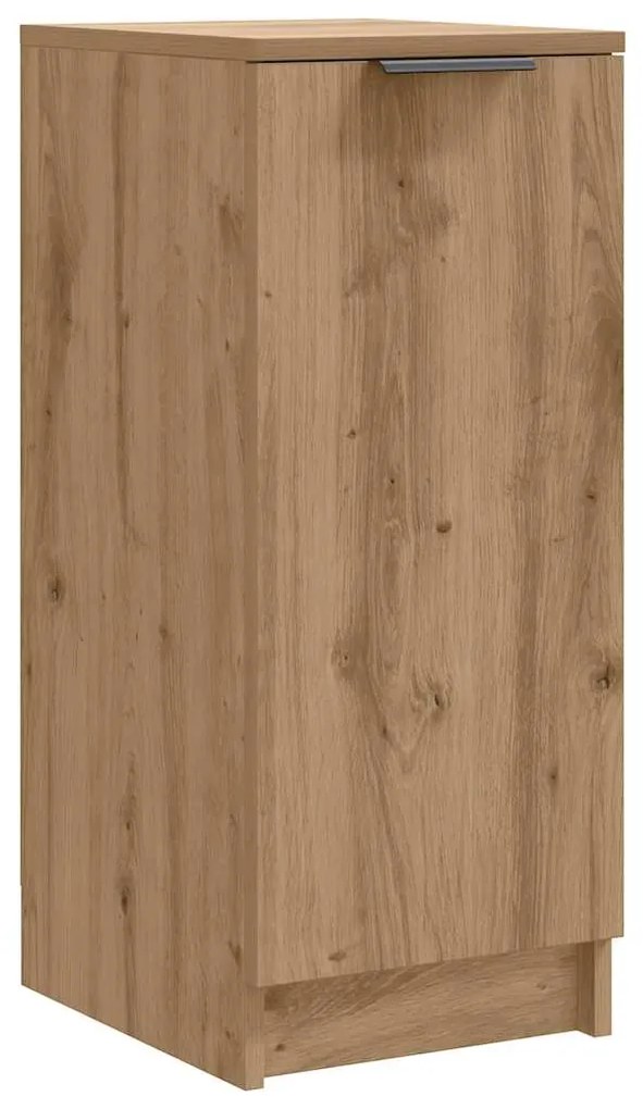 856988 vidaXL Шкаф за обувки, дъб артизан, 29,5x35x70 см, инженерно дърво