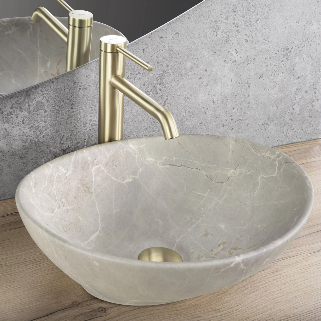 Умивалник за плот Rea Sofia Beige Matt