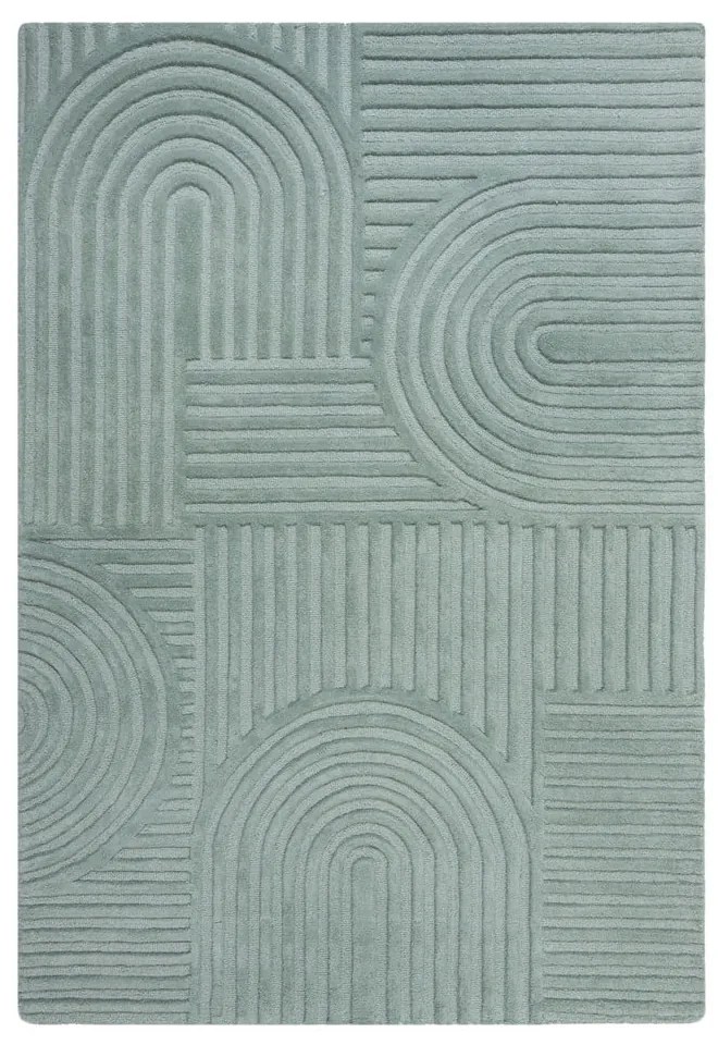 Тюркоазен вълнен килим , 120 x 170 cm Zen Garden - Flair Rugs