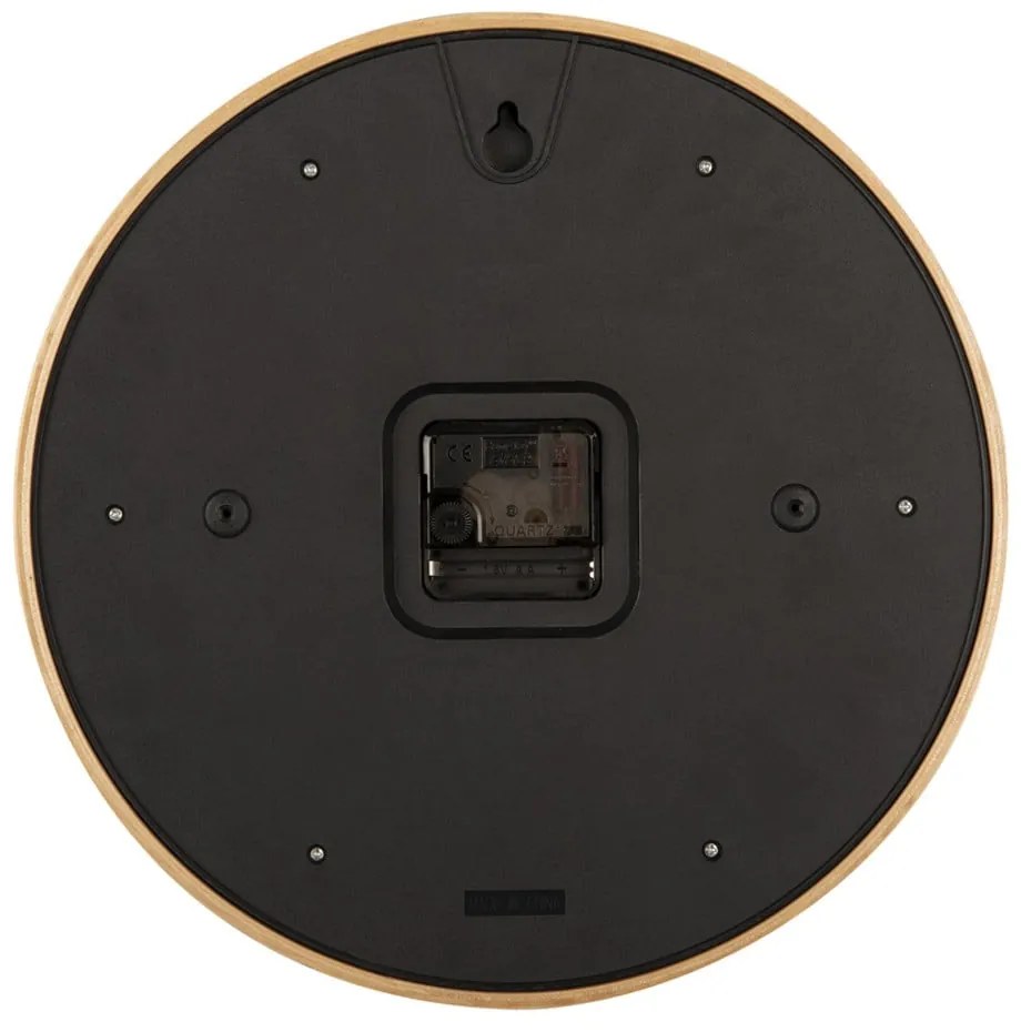 Бежов стенен часовник Ribble, ø 31 cm - Karlsson