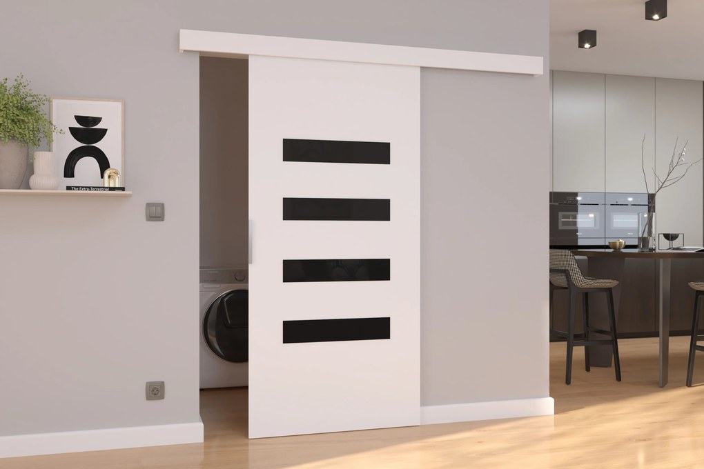Плъзгаща се врата Emilia-Leuko-Length: 96 cm