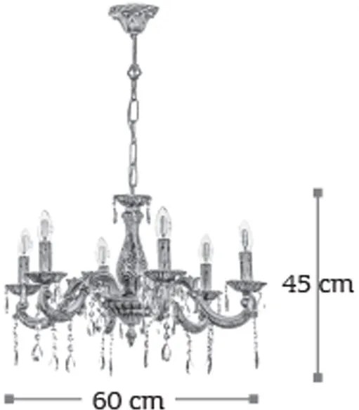 Таванна лампа InLight 5304-6 Полилей