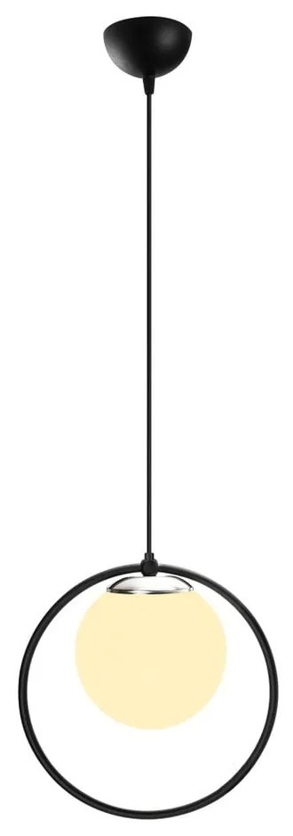 Черно метално висящо осветително тяло Opviq lights Vivi - Opviq lights