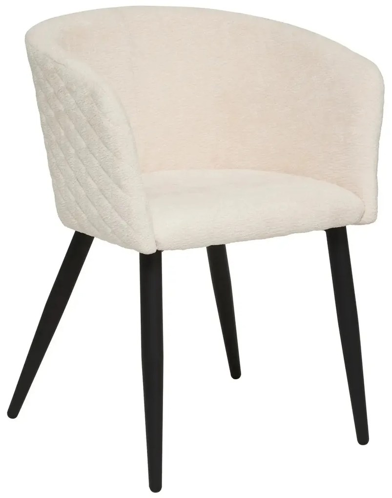 Трапезен стол с подлакътници atmosphera Marlo, Шенил - Зелен