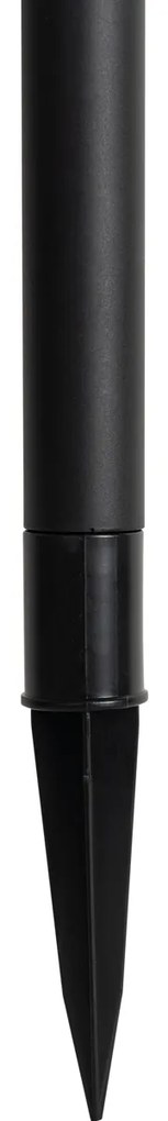 Външна лампа бяла 30 см с LED IP44 Solar RGBW - Ludger