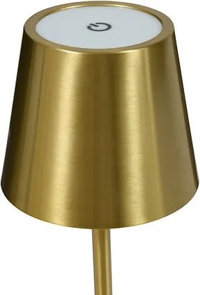Настолна външна лампа atmosphera Cody, Златист, 36 cm
