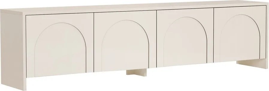 Кремава маса за телевизор 180x45x32 cm Aurelia – Kalune Design