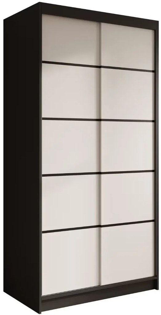 Гардероб Wardis 100 плъзгащ се-Мауро-Leuko