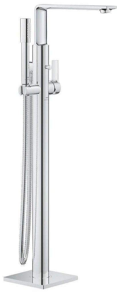 Едноръкохватков смесител за вана, 25222001, 1/2″, подов монтаж