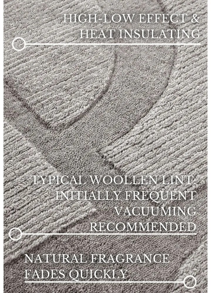 Сива ръчно изработена вълнена пътека 80x250 cm Alexis – Villeroy&amp;Boch