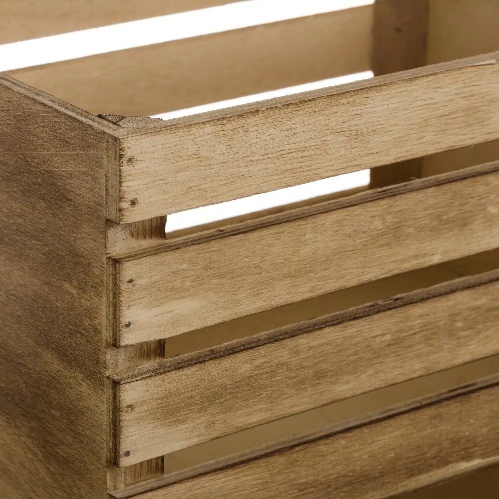 Кутии за съхранение в комплект от 3 бр. в естествен цвят 31x23x15 cm – Casa Selección