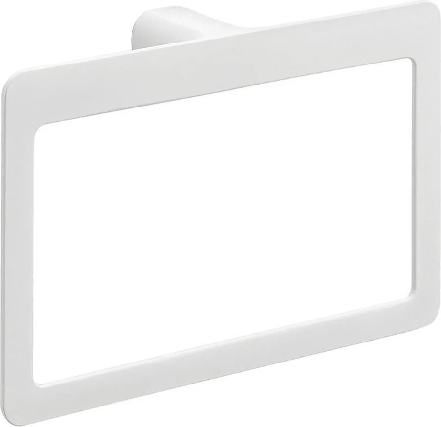 Gedy - Стенна закачалка за кърпи PIRENEI 15x23 см матово бяло