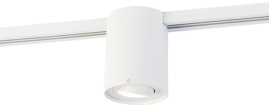 Модерен 1-фазен релсов прожектор бял - Rondoo Up