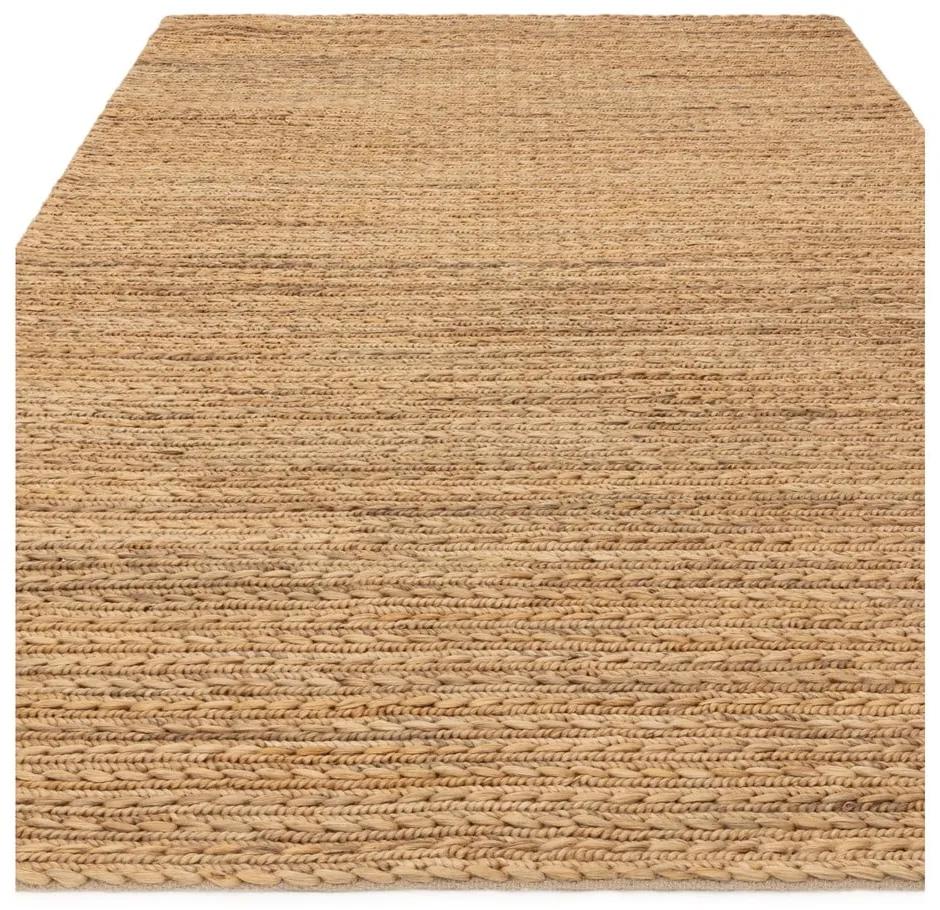 Ръчно изработен ютен килим в естествен цвят 160x230 cm Oakley – Asiatic Carpets